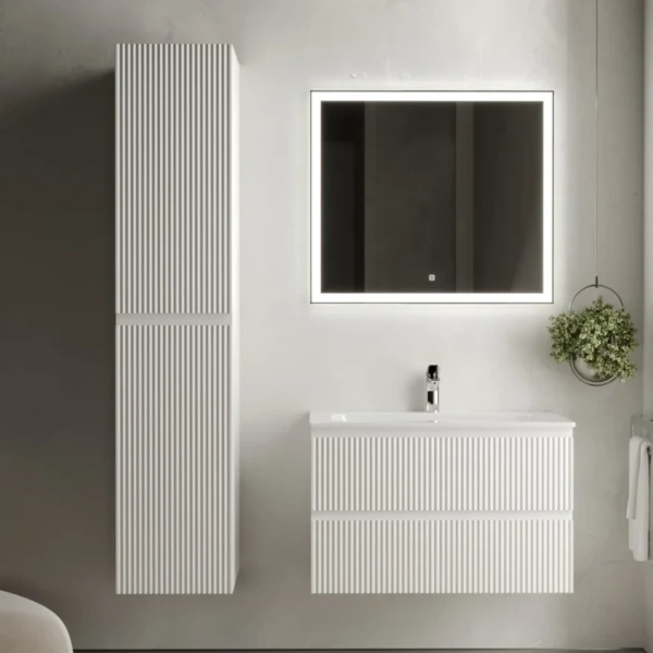 Мебель для ванной комнаты Sancos Snob R 80 см, bianco