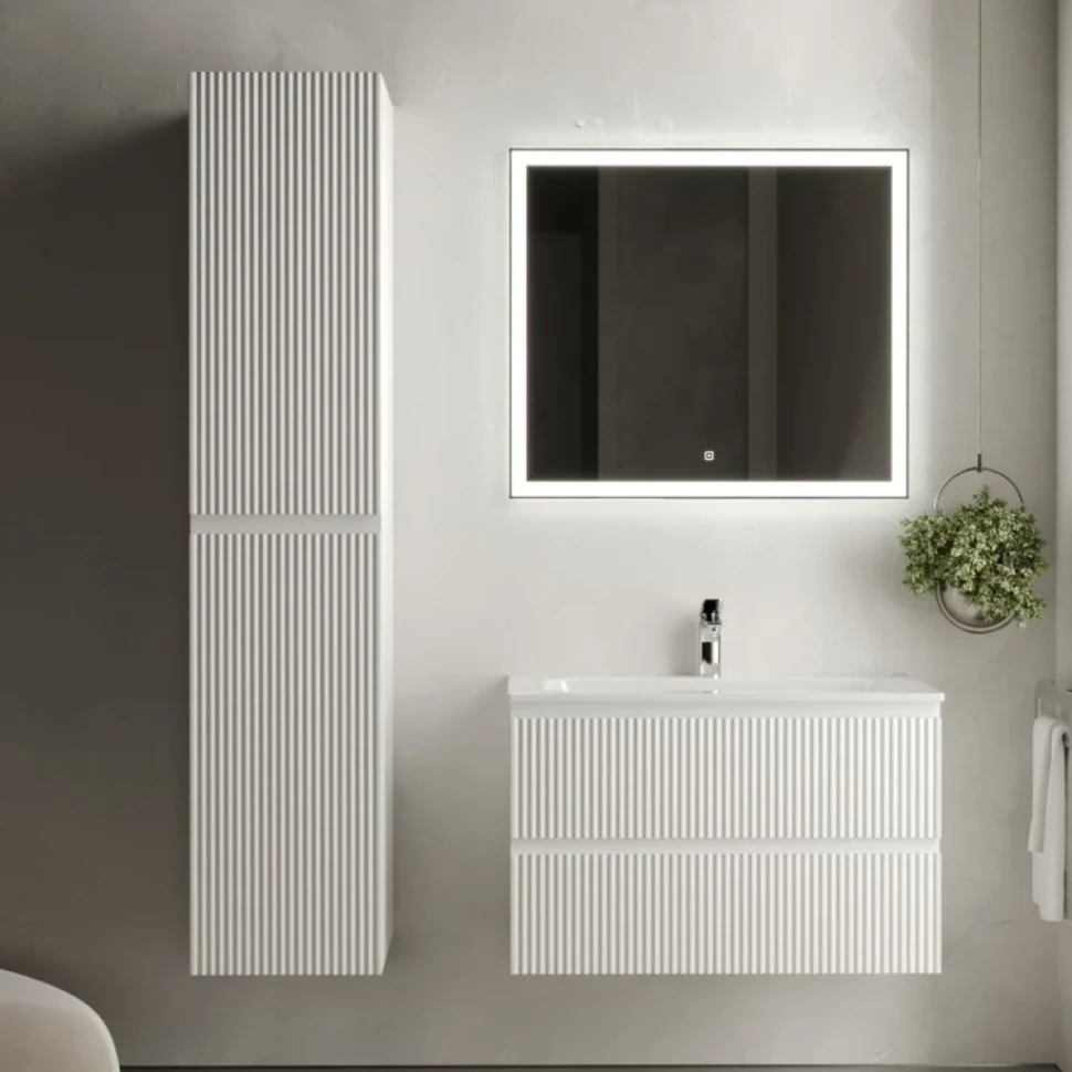 Мебель для ванной комнаты Sancos Snob R 80 см, bianco