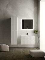 Мебель для ванной комнаты Sancos Snob R 80 см, bianco