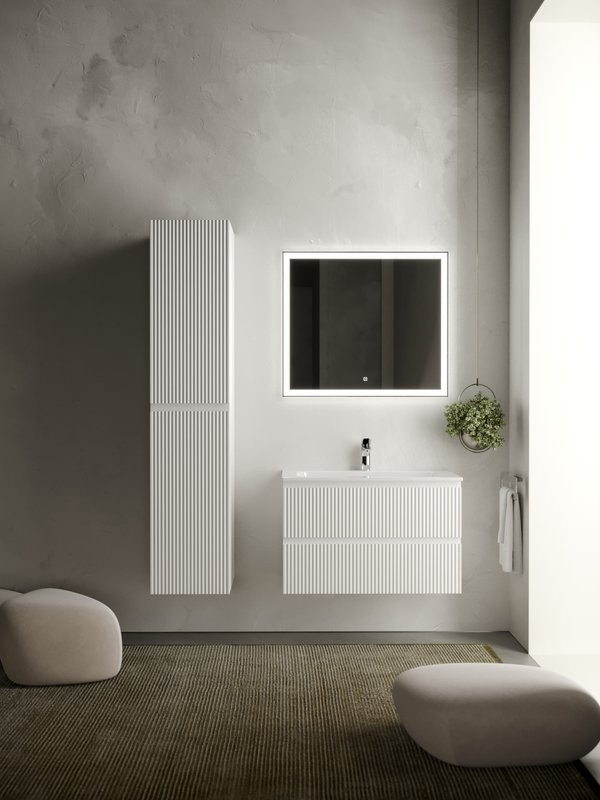Мебель для ванной комнаты Sancos Snob R 80 см, bianco