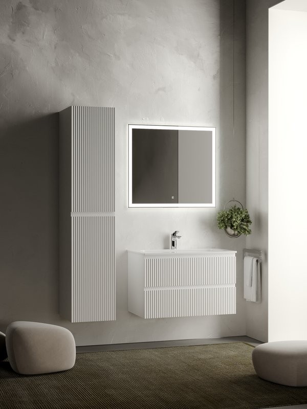 Мебель для ванной комнаты Sancos Snob R 80 см, bianco