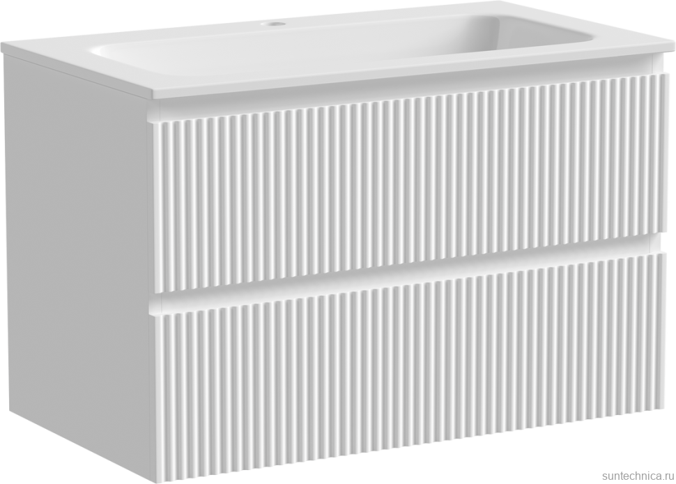 Мебель для ванной комнаты Sancos Snob R 80 см, bianco