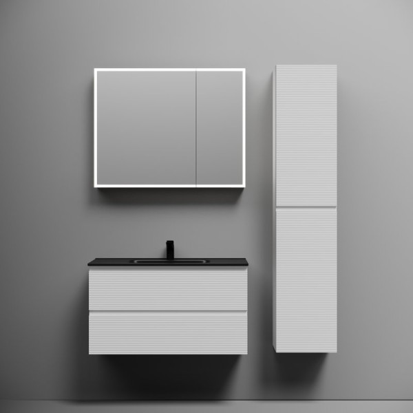 Мебель для ванной комнаты Sancos Folk 90 bianco, раковина CN7002MB