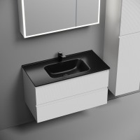 Мебель для ванной комнаты Sancos Folk 90 bianco, раковина CN7002MB