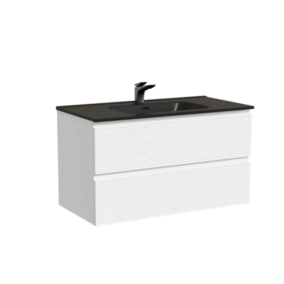 Мебель для ванной комнаты Sancos Folk 90 bianco, раковина CN7002MB