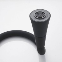 Смеситель для кухни Shevanik S543H-3 с гибким изливом, черный