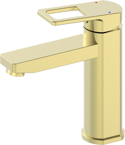 Смеситель для раковины Wonzon & Woghand WW-88139010-BG брашированное золото