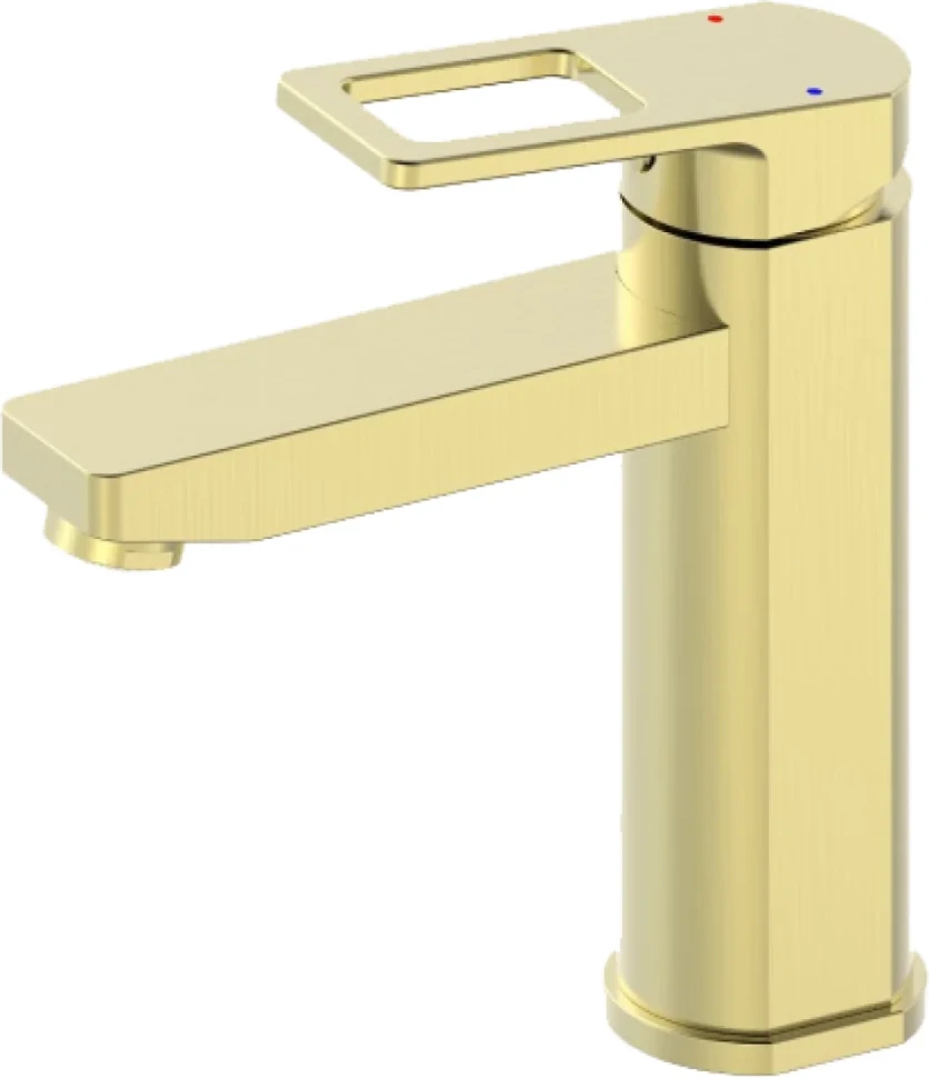 Смеситель для раковины Wonzon & Woghand WW-88139010-BG брашированное золото