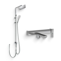 Душевой комплект Смеситель Paini Grazia 21CR111 хром + Стойка RS 50CR191ARQ2P3