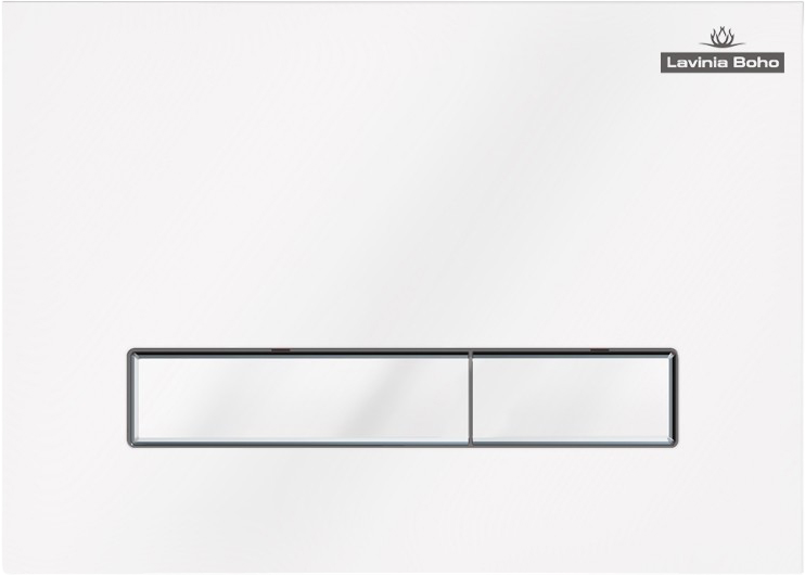 Комплект Lavinia Boho Унитаз подвесной Biore Compacto Rimless 3304101C + Крышка-сиденье Biore 33290420 с микролифтом + Инсталляция RelFix 38010010 + Кнопка RelFix 3805003W белая, хром