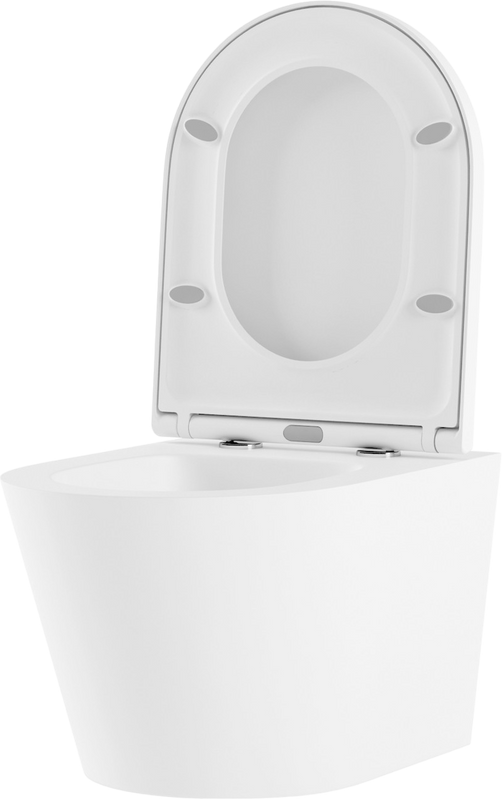 Комплект Lavinia Boho Унитаз подвесной Biore Compacto Rimless 3304101C + Крышка-сиденье Biore 33290420 с микролифтом + Инсталляция RelFix 38010010 + Кнопка RelFix 3805003W белая, хром