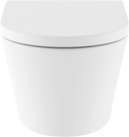 Комплект Lavinia Boho Унитаз подвесной Biore Compacto Rimless 3304101C + Крышка-сиденье Biore 33290420 с микролифтом + Инсталляция RelFix 38010010 + Кнопка RelFix 3805003W белая, хром