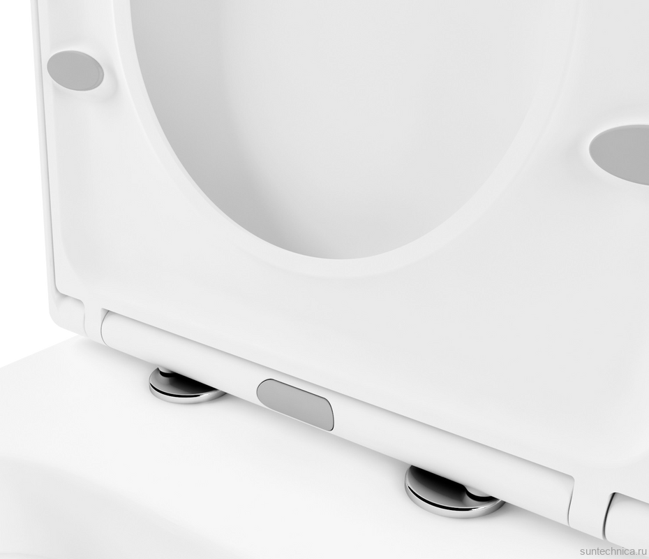 Комплект Lavinia Boho Унитаз подвесной Biore Compacto Rimless 3304101C + Крышка-сиденье Biore 33290420 с микролифтом + Инсталляция RelFix 38010010 + Кнопка RelFix 3805003W белая, хром