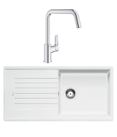 Комплект Мойка Blanco Zia XL 6S 517571 белая + Смеситель Grohe Eurosmart