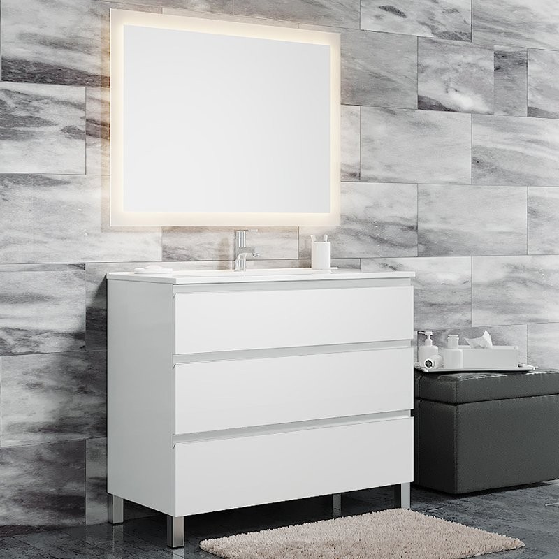 Мебель для ванной комнаты Sanvit Авеню 3 100, белая