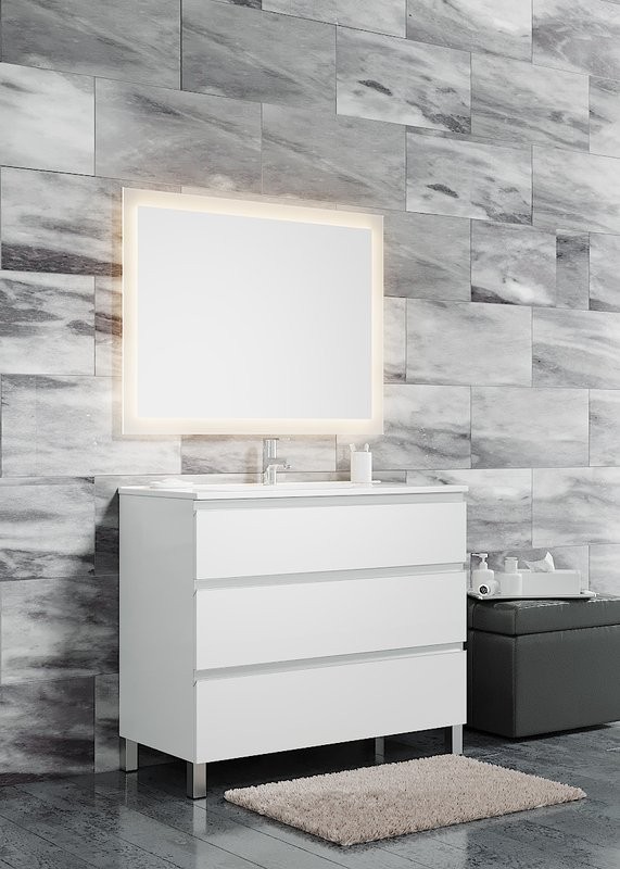 Мебель для ванной комнаты Sanvit Авеню 3 100, белая