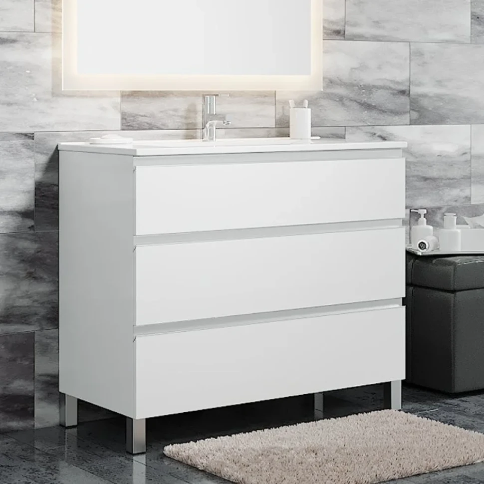 Мебель для ванной комнаты Sanvit Авеню 3 100, белая