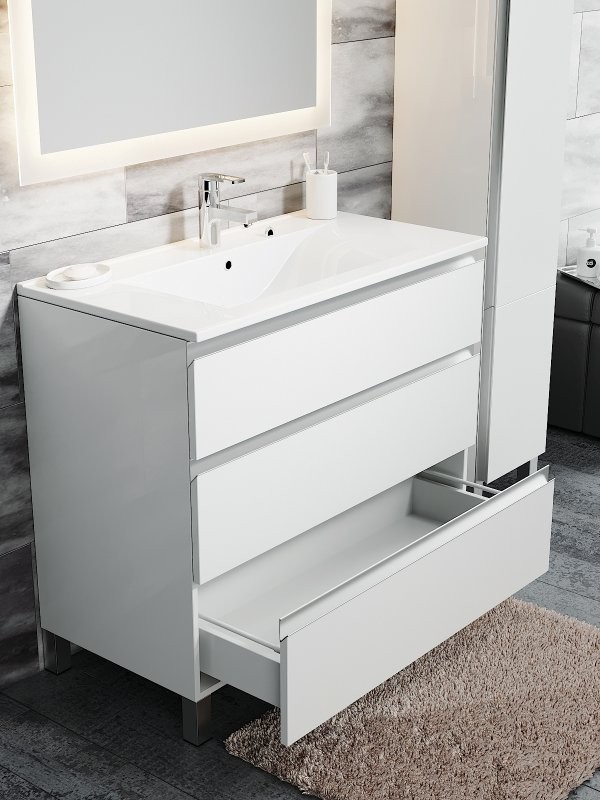 Мебель для ванной комнаты Sanvit Авеню 3 100, белая