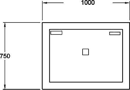 Мебель для ванной комнаты Sanvit Авеню 3 100, белая