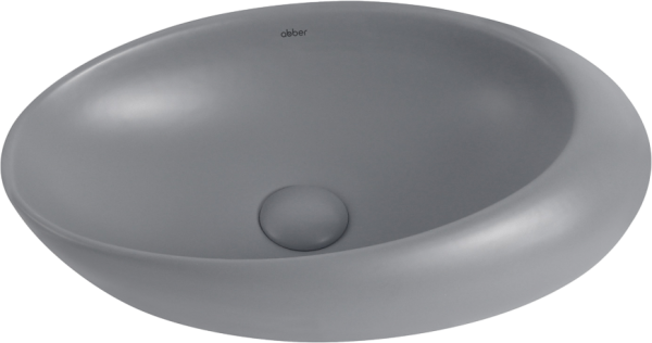 Накладная раковина Abber Bequem AC2107MG матовая серая