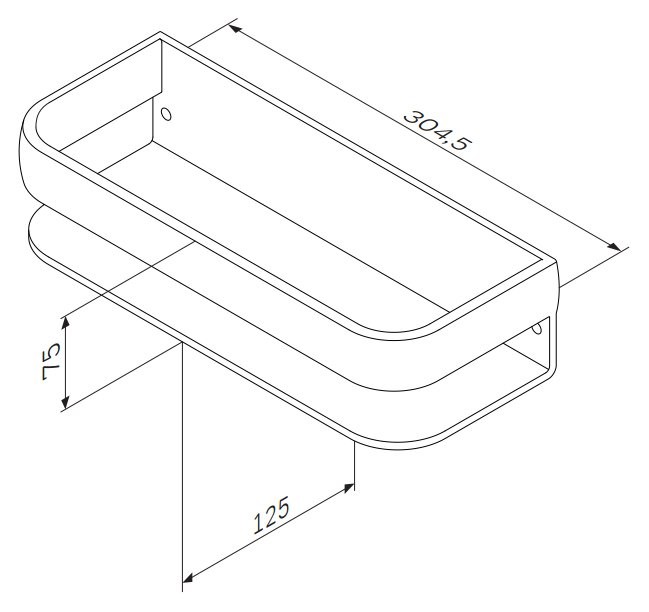 Полка AM.PM Sensation A3034800