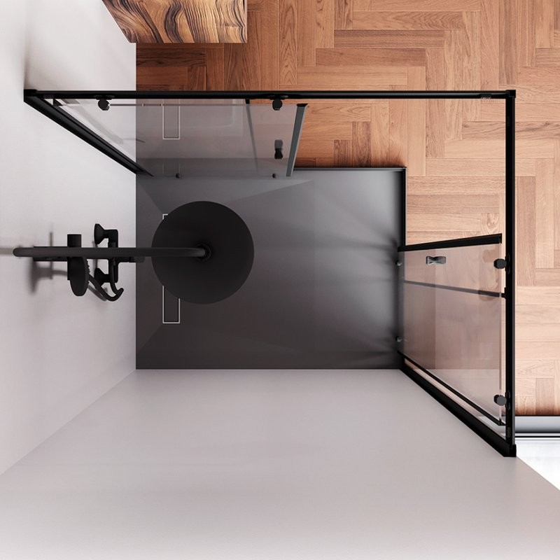 Душевой уголок AM.PM Sunny W87G-403-12090-BT 120x90 см, черный матовый