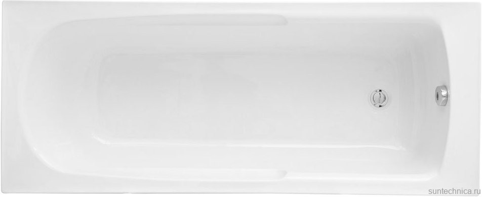 Акриловая ванна Aquanet Extra 170x70 см, встраиваемая, белая, на ножках