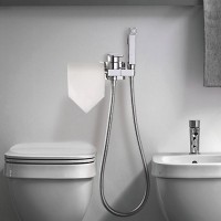 Гигиенический душ Rose R307 со смесителем, С ВНУТРЕННЕЙ ЧАСТЬЮ, хром