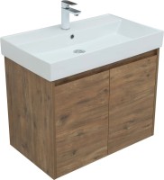 Тумба под раковину Aquanet Nova Lite 75 дуб рустикальный, с дверками
