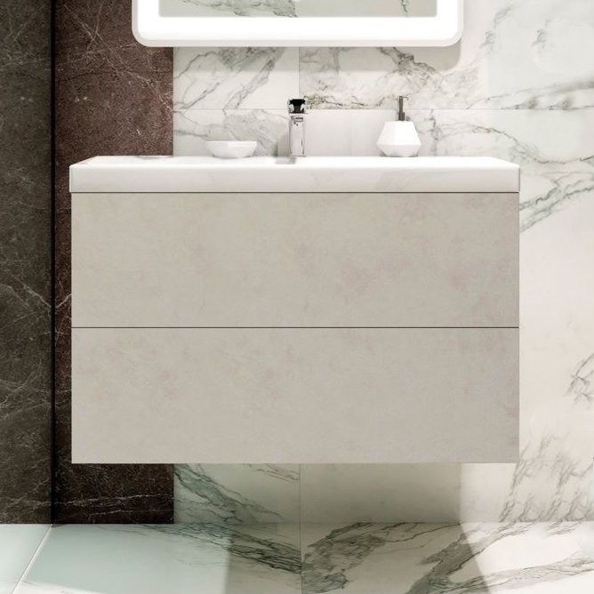 Тумба с раковиной Art&Max Verona-Push 90 дуб венециано