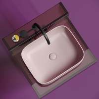 Накладная раковина Ceramicanova Element CN6052MP розовая матовая
