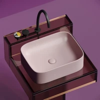 Накладная раковина Ceramicanova Element CN6052MP розовая матовая