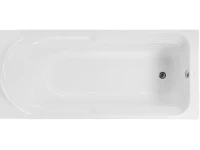 Акриловая ванна Vagnerplast Hera 180x80 см, пристенная, ультрабелая, с каркасом