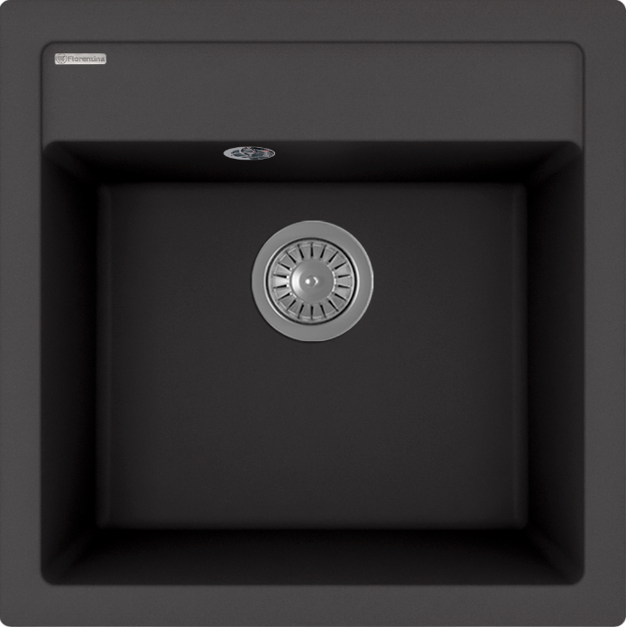 Комплект Мойка Florentina Липси 510 антрацит + Измельчитель KUCHENSTERN Muhle