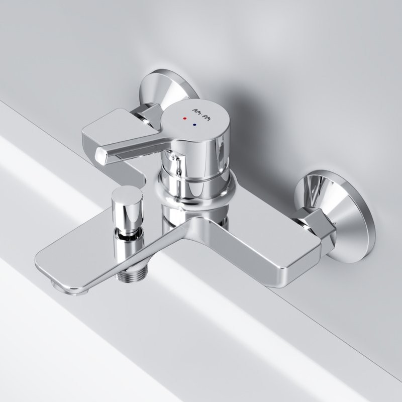 Душевой комплект Смеситель AM.PM X-Joy F85B10000 + Гарнитур Like F0180064