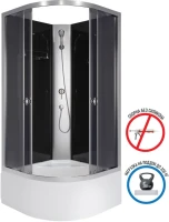 Душевая кабина Niagara Eco E80/40/TN/BK 80х80 см Душевая кабина Niagara Eco E80/40/TN/BK 80х80 см