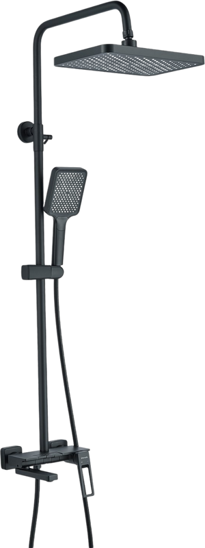 Душевая стойка Shevanik S6826H черная