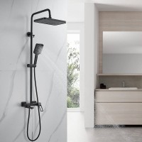 Душевая стойка Shevanik S6826H черная