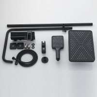Душевая стойка Shevanik S6826H черная