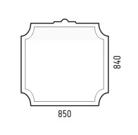 Мебель для ванной комнаты Corozo Манойр 85 напольная, белая