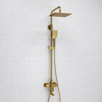 Душевая стойка Wasserkraft Aisch A155.198.201.BG золото
