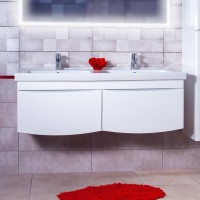 Тумба под раковину Бриклаер Вега 125 белая