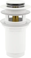 Комплект Раковина маленькая Lavinia Boho One 33310001L + Донный клапан Wellsee Drainage System 182133000 матовый белый + Сифон 182108000 белый
