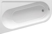 Акриловая ванна Ravak Chrome L 160x105 см, угловая, левая, пристенная, белая, асимметричная, на ножках