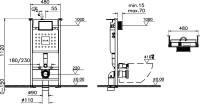 Комплект VitrA Sento L-Box без кнопки, с микролифтом