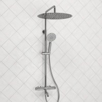 Душевая стойка Wasserkraft Berkel A188.117.127.087.CH Thermo с термостатом, хром