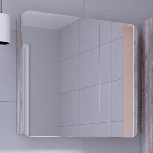 Зеркало-шкаф Grossman Талис 80 бетон пайн