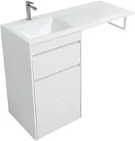 Мебель для ванной комнаты Aquanet Токио 48 1 ящик, с бельевой корзиной L
