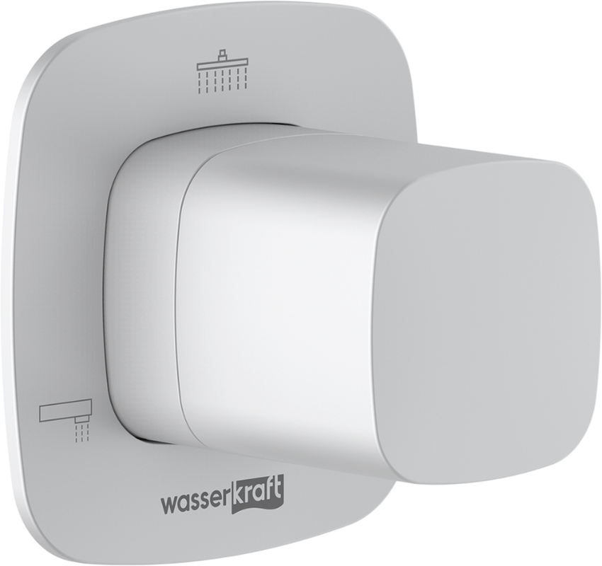 Душевой комплект Wasserkraft Saale A9551.267.316.146.254.328.156.155 С ВНУТРЕННЕЙ ЧАСТЬЮ, белый