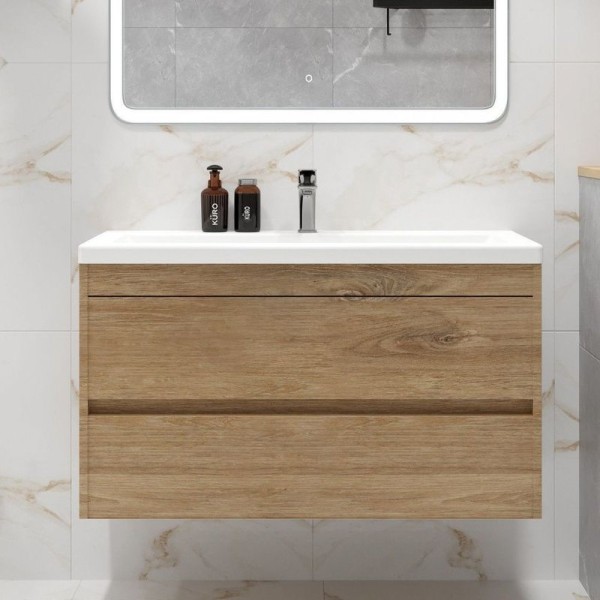 Тумба под раковину Art&Max Family-M 90 подвесная, harbor golden